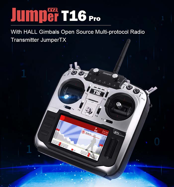 Jumper T16 PRO radio with internal multimodule