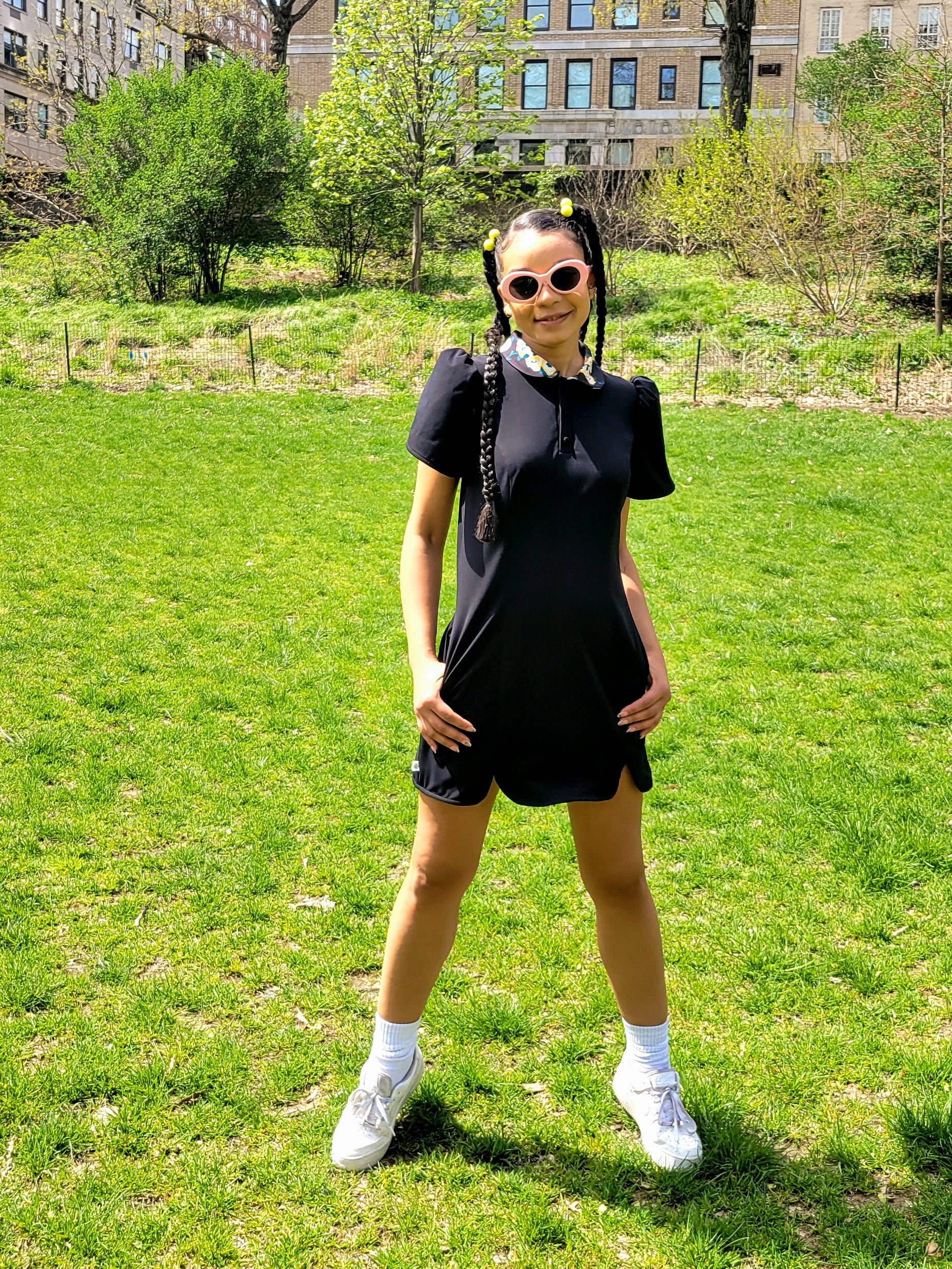 Contrast Collar Dress – Mumford Golf