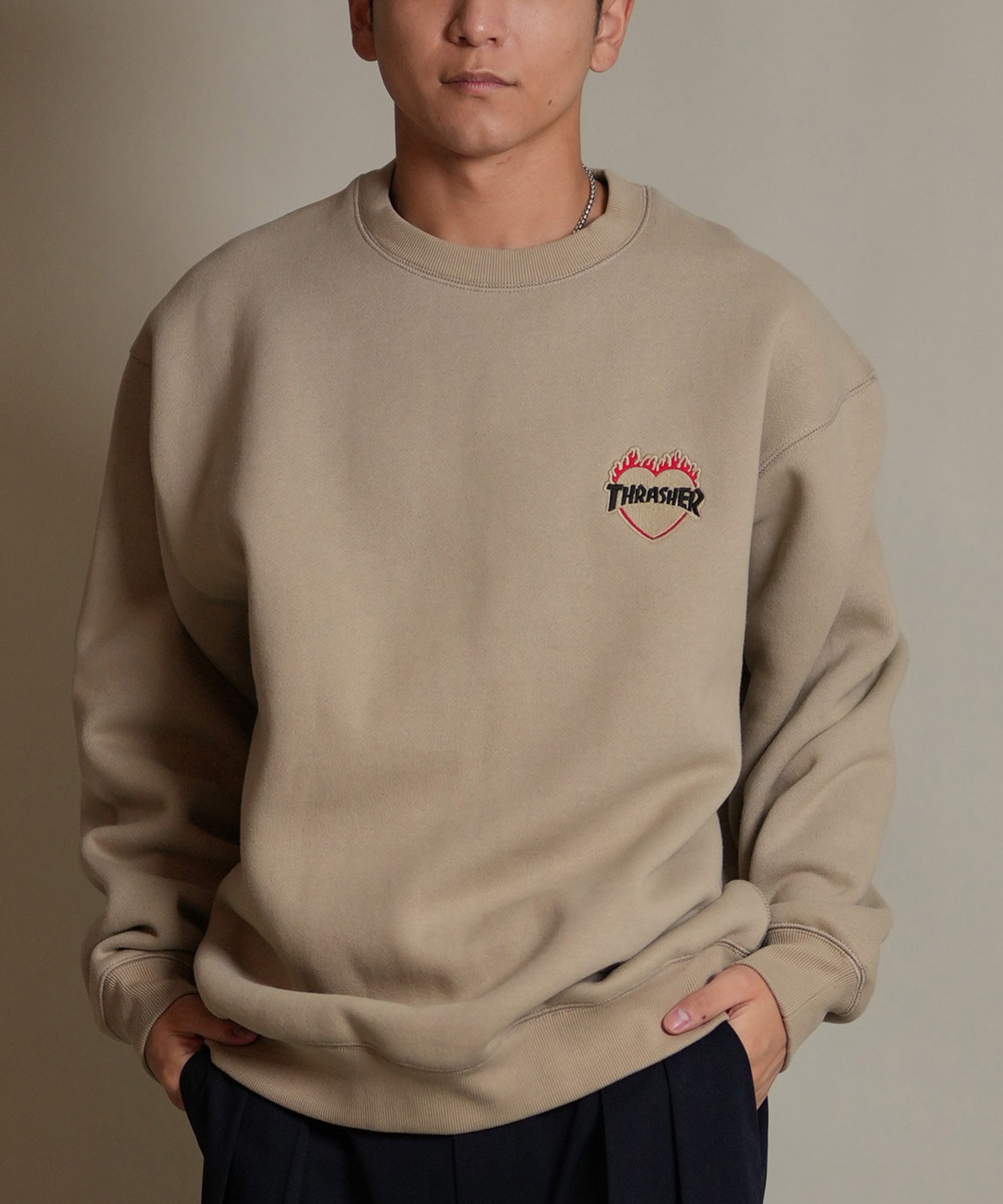 THRASHER スラッシャートレーナー スウェット メンズ クルーネック