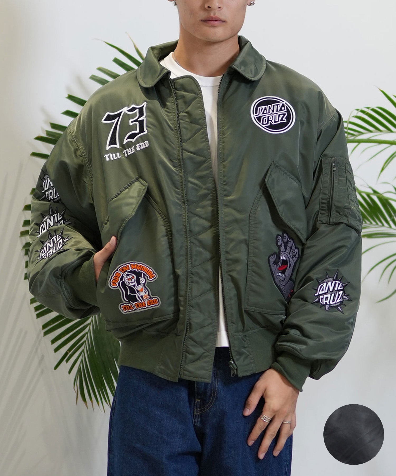 SANTACRUZ サンタクルーズ アウター MA-1 メンズ ボンバージャケット