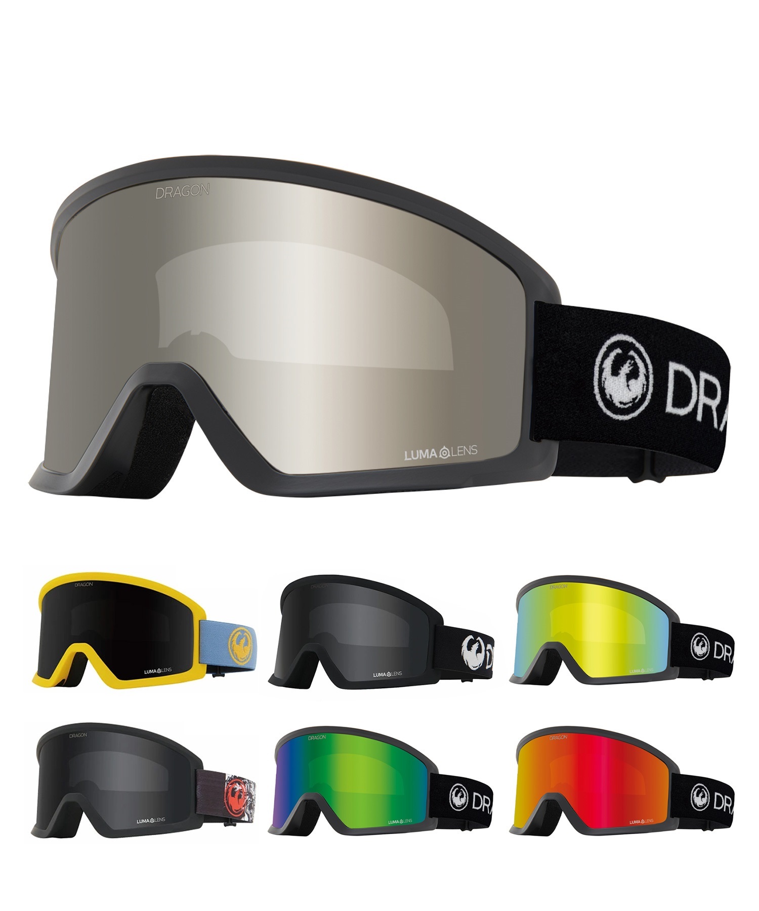 DRAGON ドラゴン DX3 L 平面 スノーボード ゴーグル ムラサキスポーツ