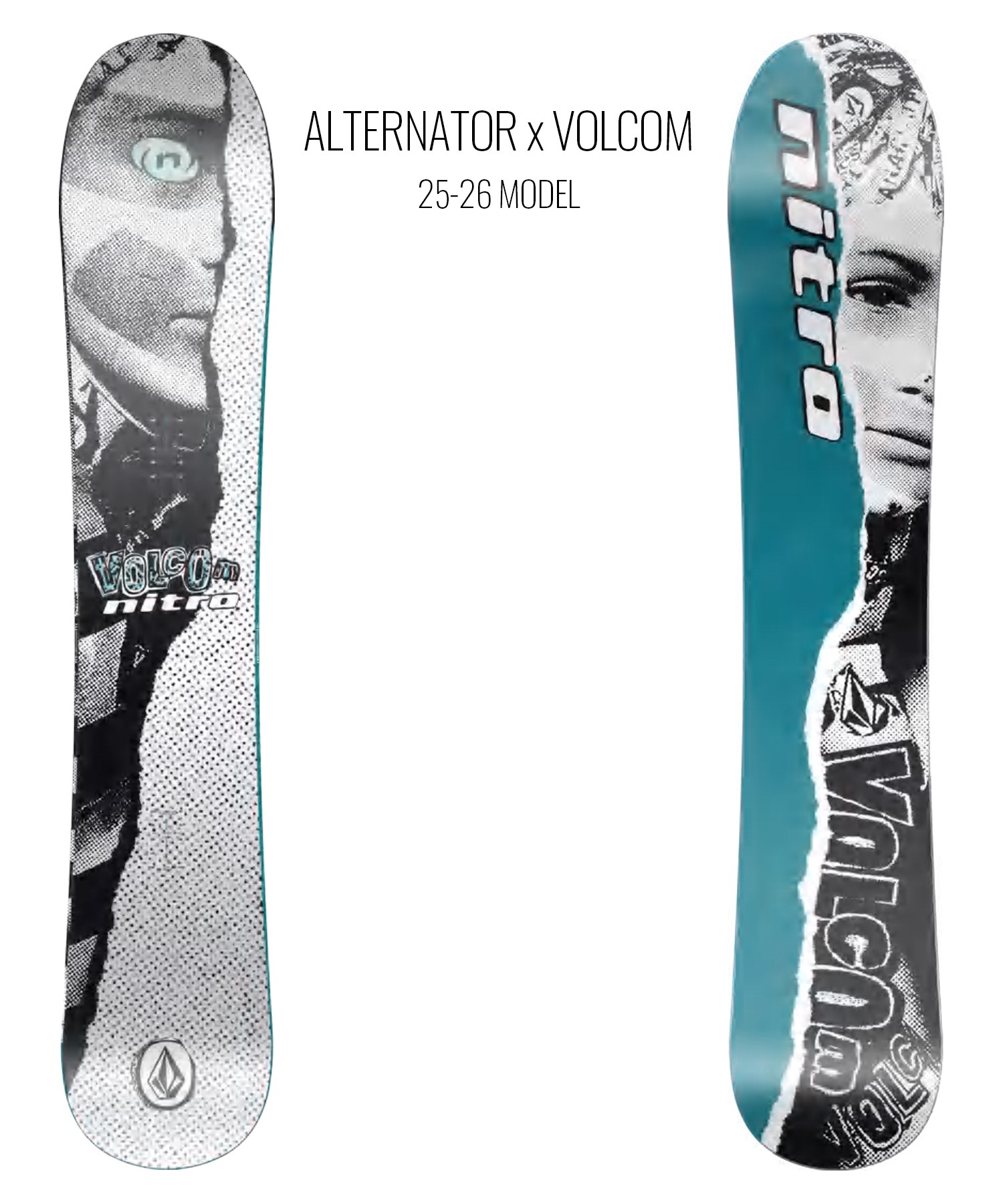NITRO ナイトロ オルタネーター ボルコム スノーボード 板 メンズ 25