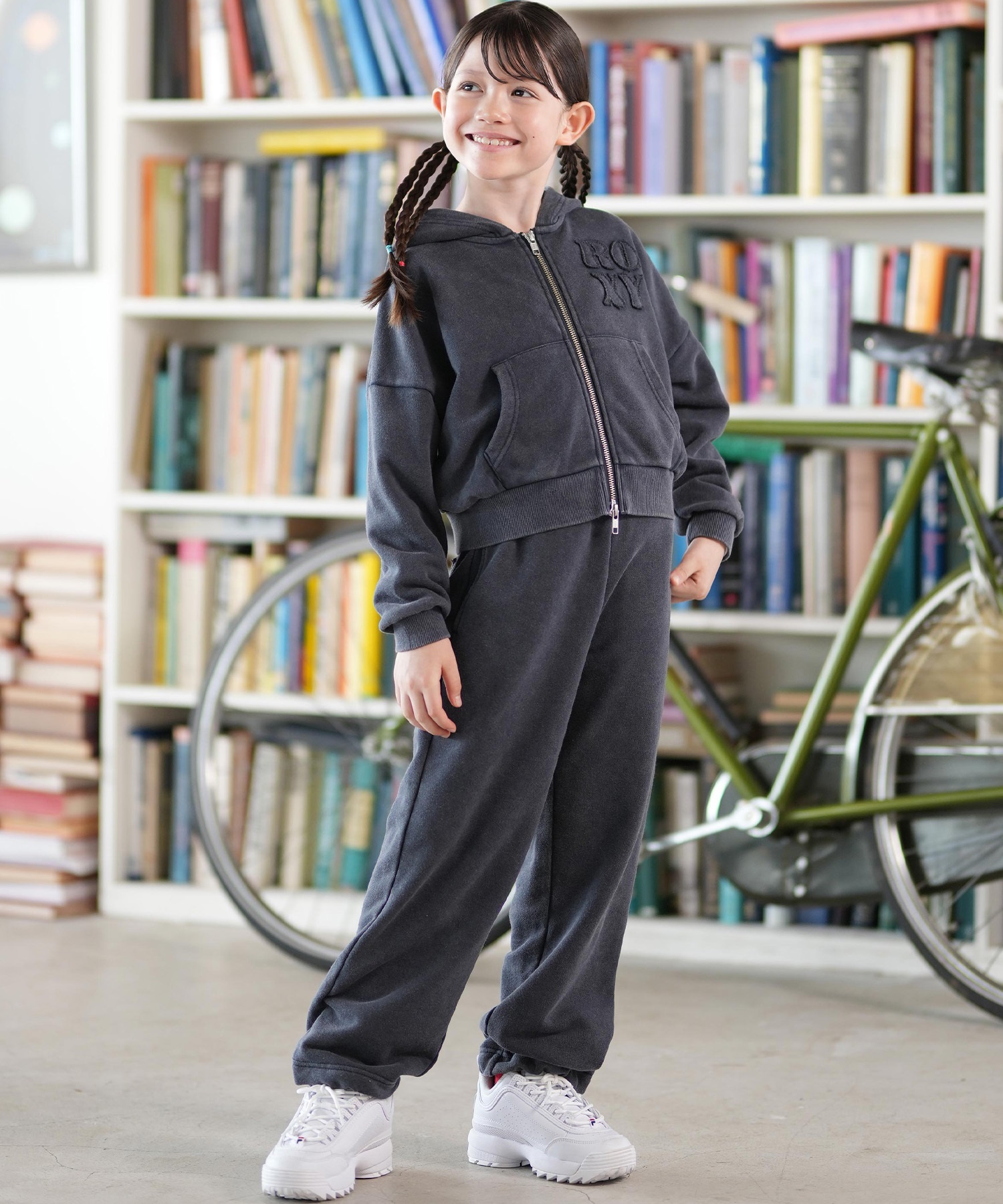 ROXY ロキシー ロングパンツ キッズ ジュニア 子供 スウェット パンツ