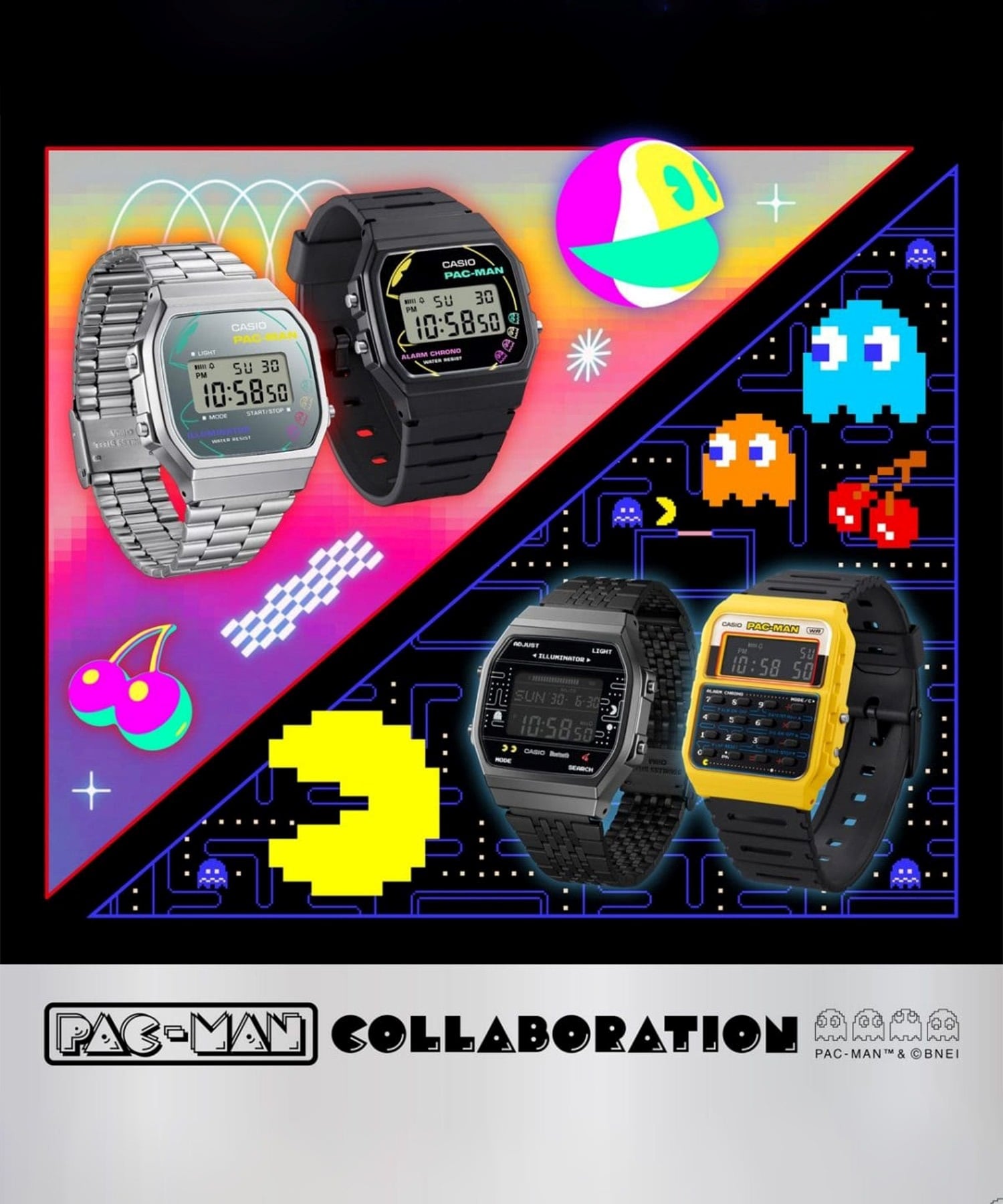 CASIO カシオ 腕時計 CASIO CLASSIC パックマン コラボレーション