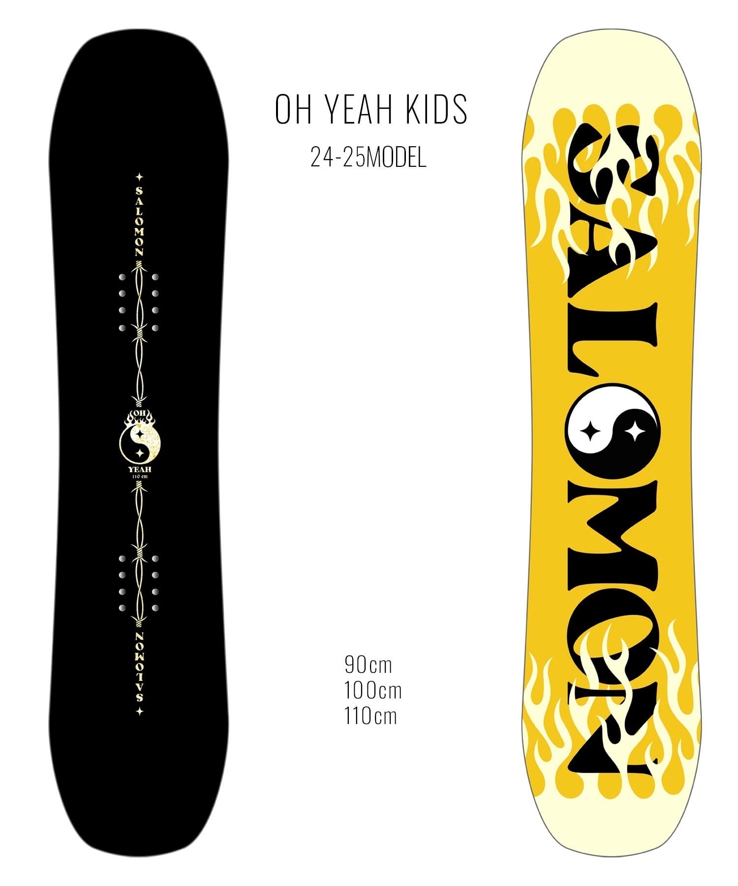 SALOMON サロモン OH YEAH K キッズ スノーボード 板 ムラサキスポーツ