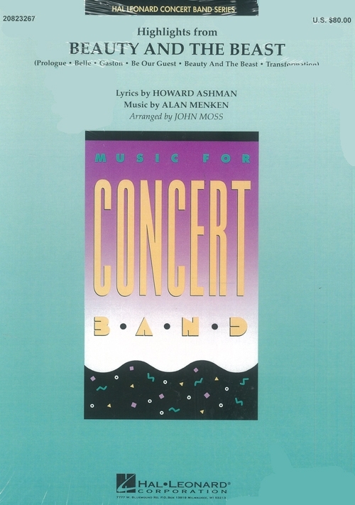 美女と野獣」ハイライツ（スコアのみ）【Highlights from Beauty and