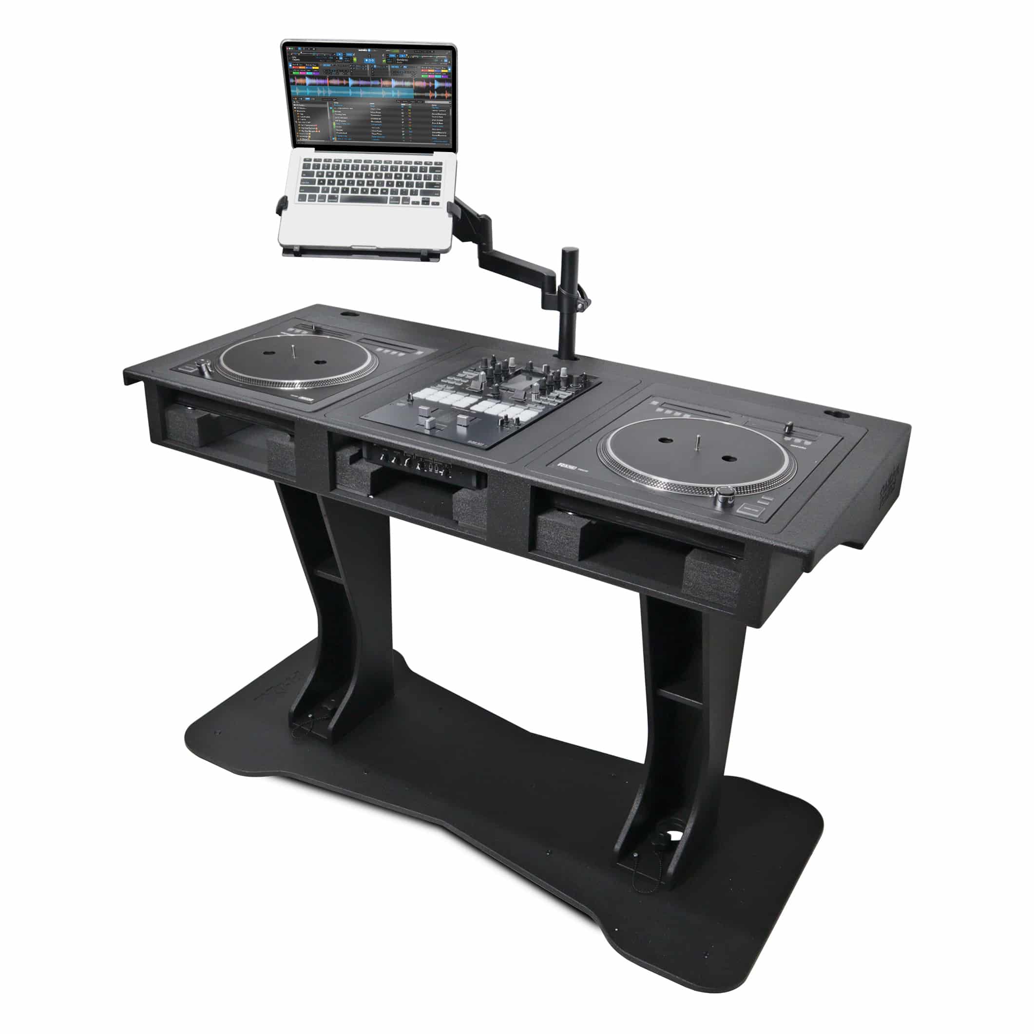 Pro X Control Tower DJ Podium with Road Cases for Pioneer CDJ-3000