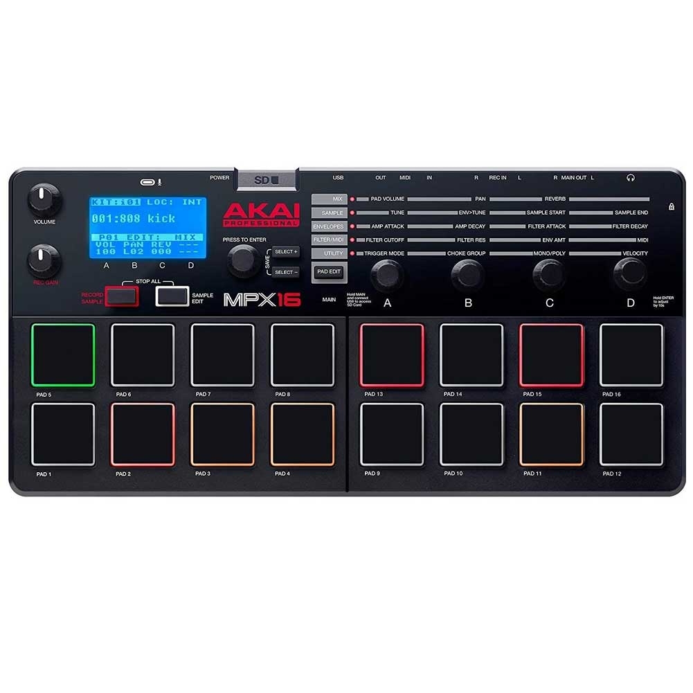 Akai Professional MPX16 SD Sample Recorder and Player MPX16M10