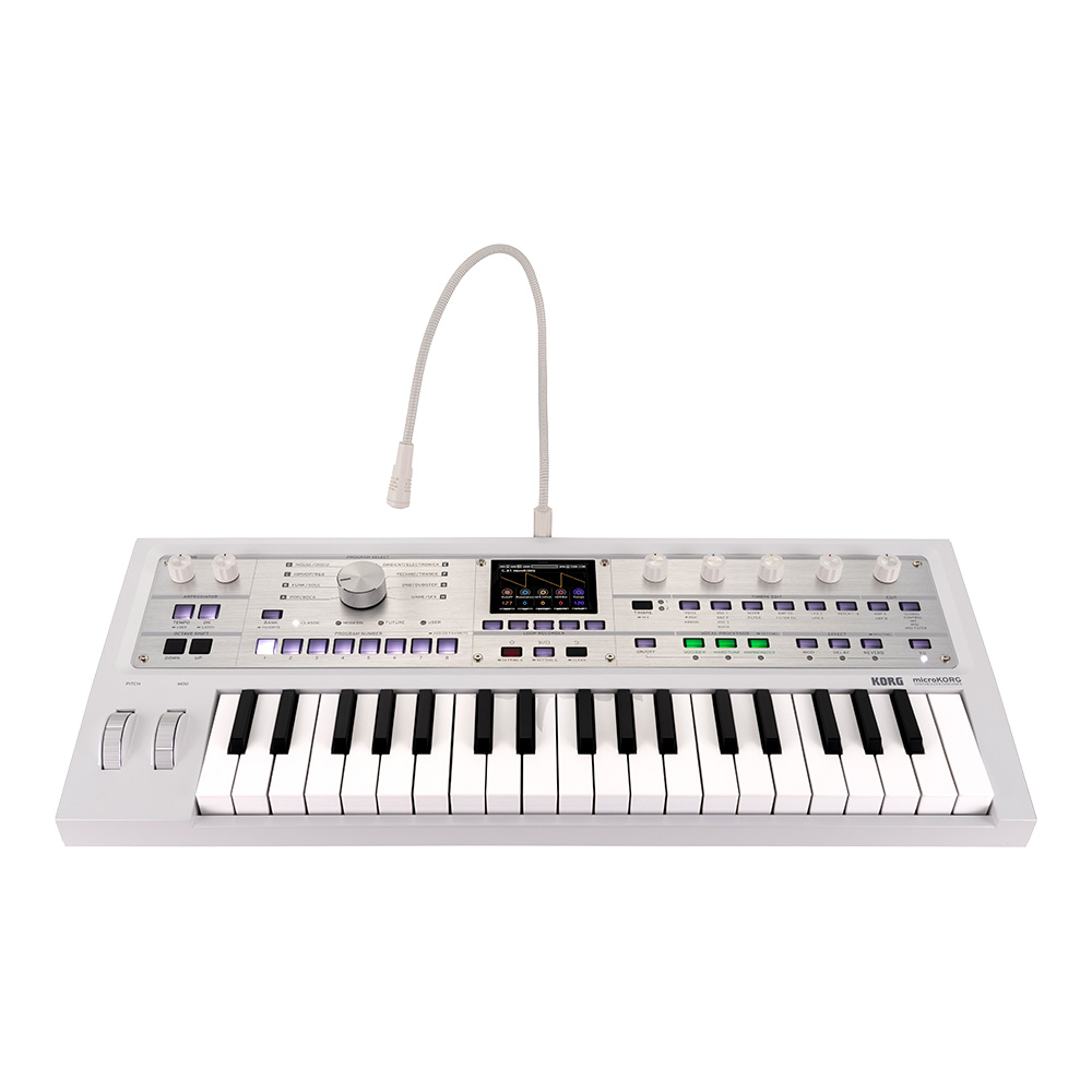 KORG microKORG 2 Metallic White [MK-2 MWH]｜ミュージックランドKEY