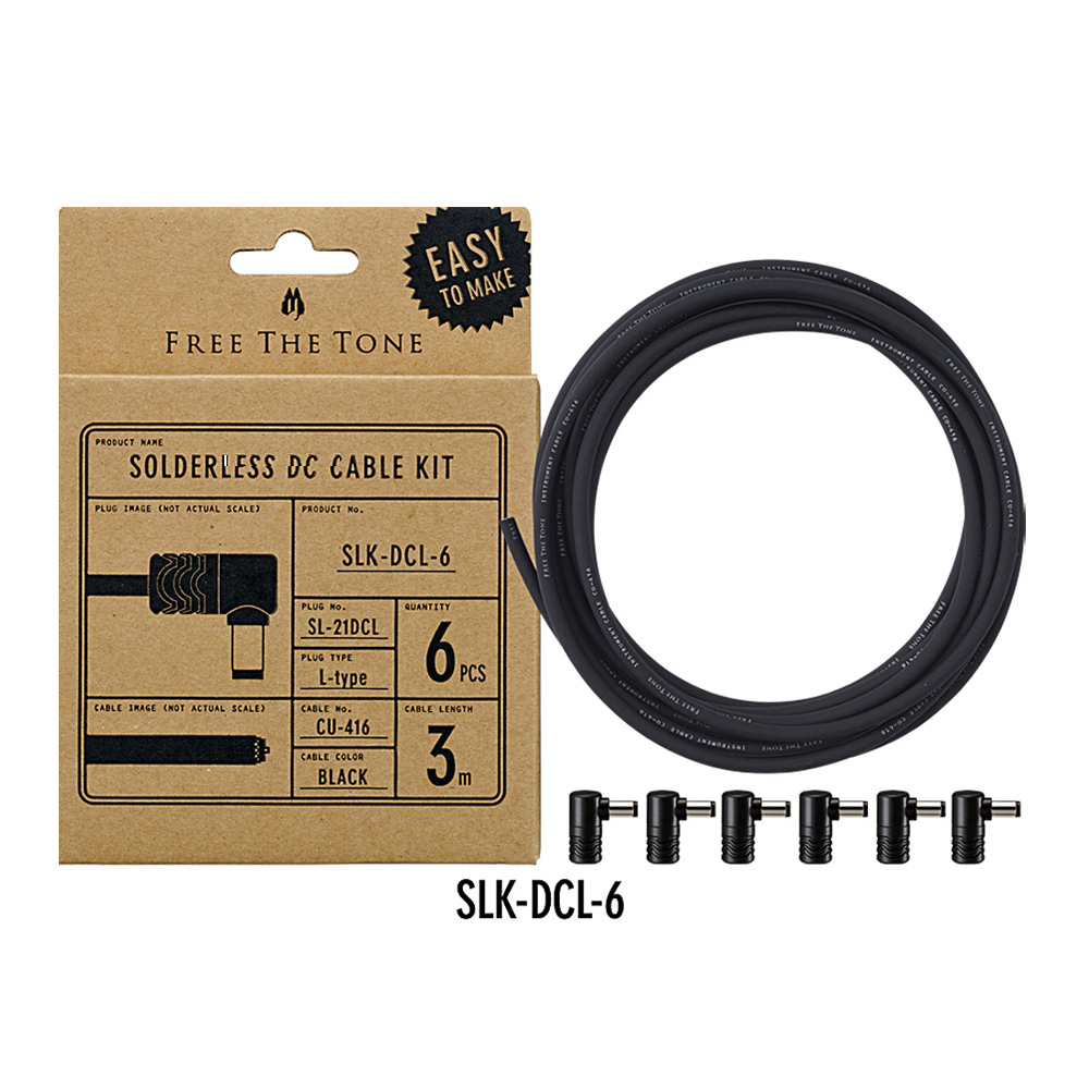 Free The Tone SL-5L-NI-10K ソルダーレスケーブルキット（Nikcel