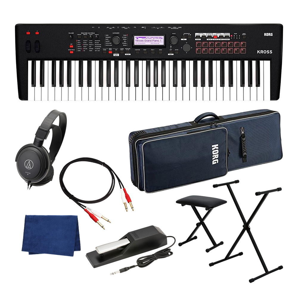 KORG KROSS2-61 SYNTHESIZER WORKSTATION 純正アクセサリープラス
