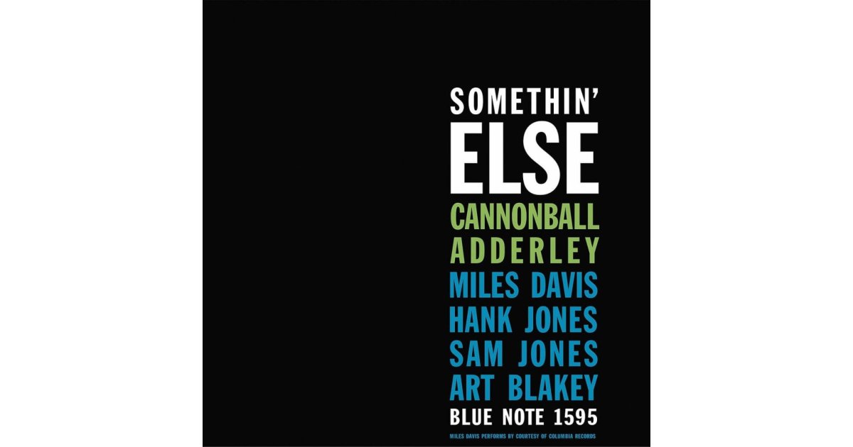 Somethin' Else - Blue Note Classic Vinyl Series, Cannonball