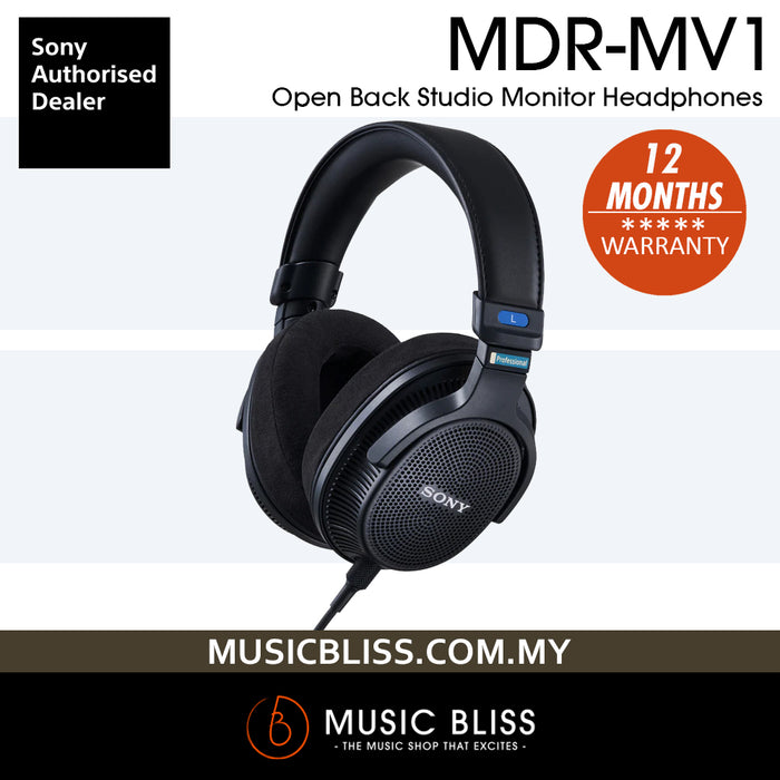 Sony MDR-MV1 Open Back Studio Monitor Headphones (MDRMV1) | Music