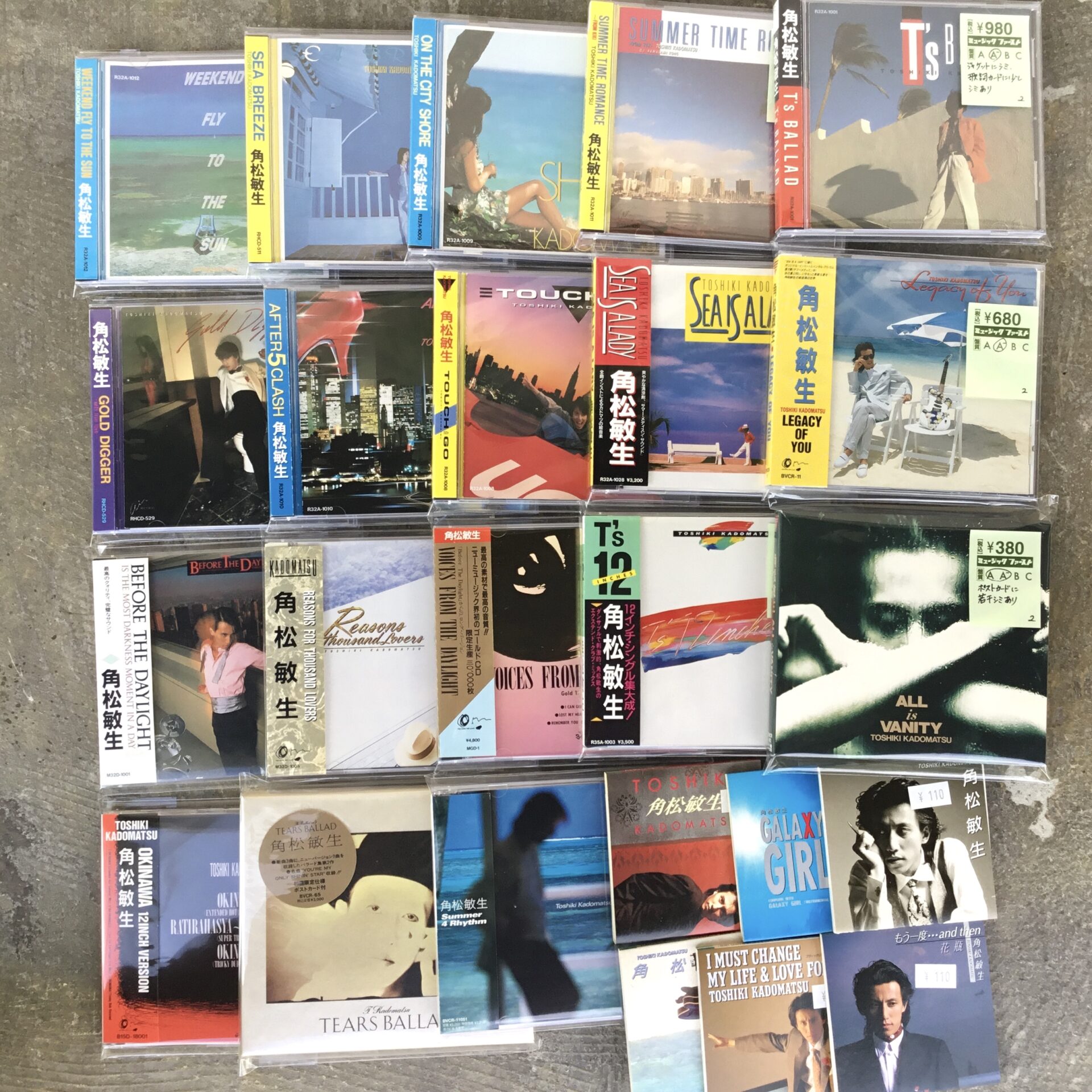 新入荷情報】 角松敏生のCDが20枚以上入荷しました。