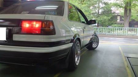 AE86ムチムチタイヤ＆ホイール！！ | トヨタ カローラレビン