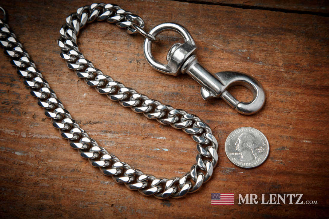 Thick Chain For Wallets - Stainless Steel | Mr. Lentz Shop