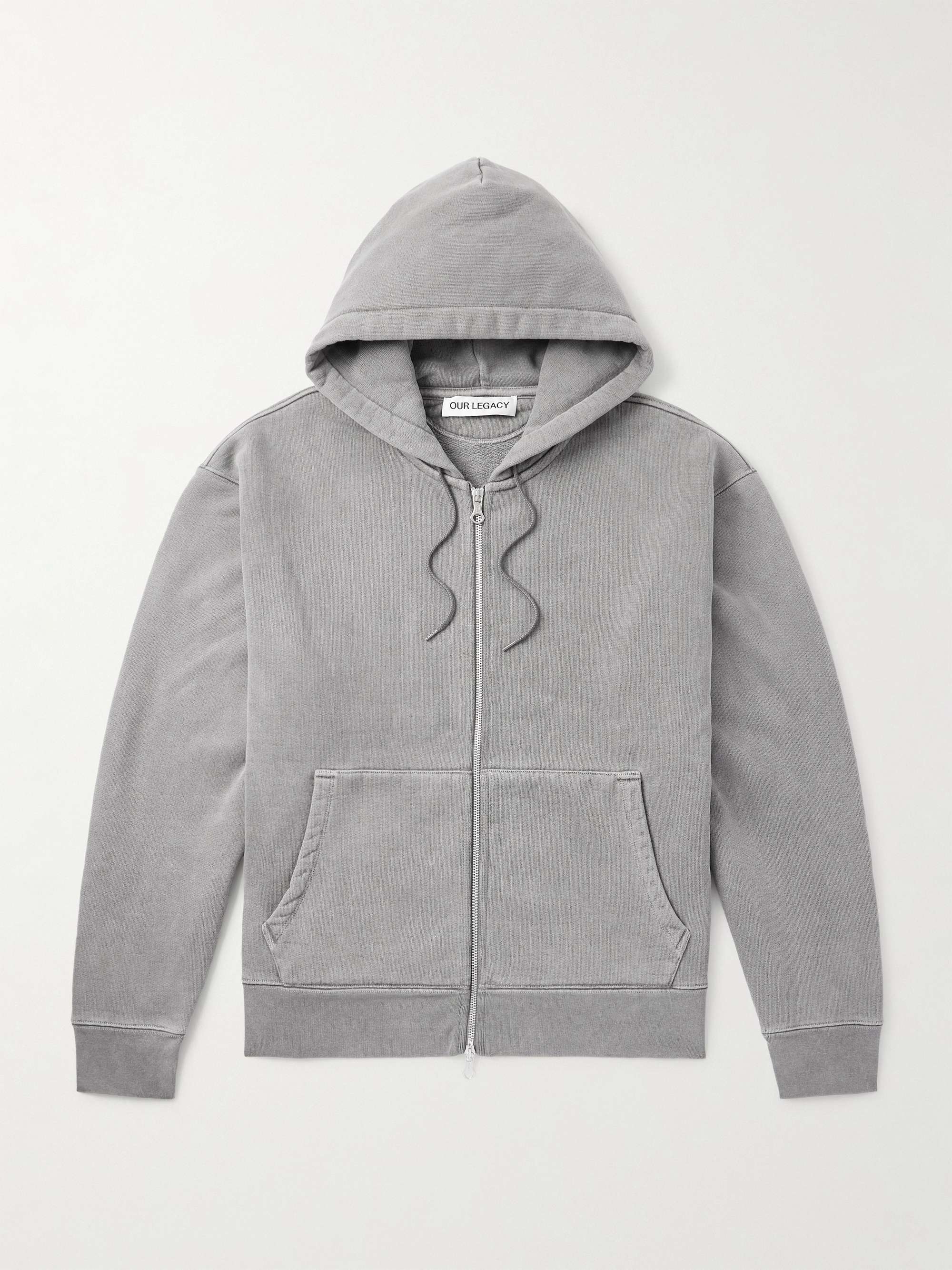 OUR LEGACY Rascal Cotton-Jersey Zip-Up Hoodie for Men | MR PORTER