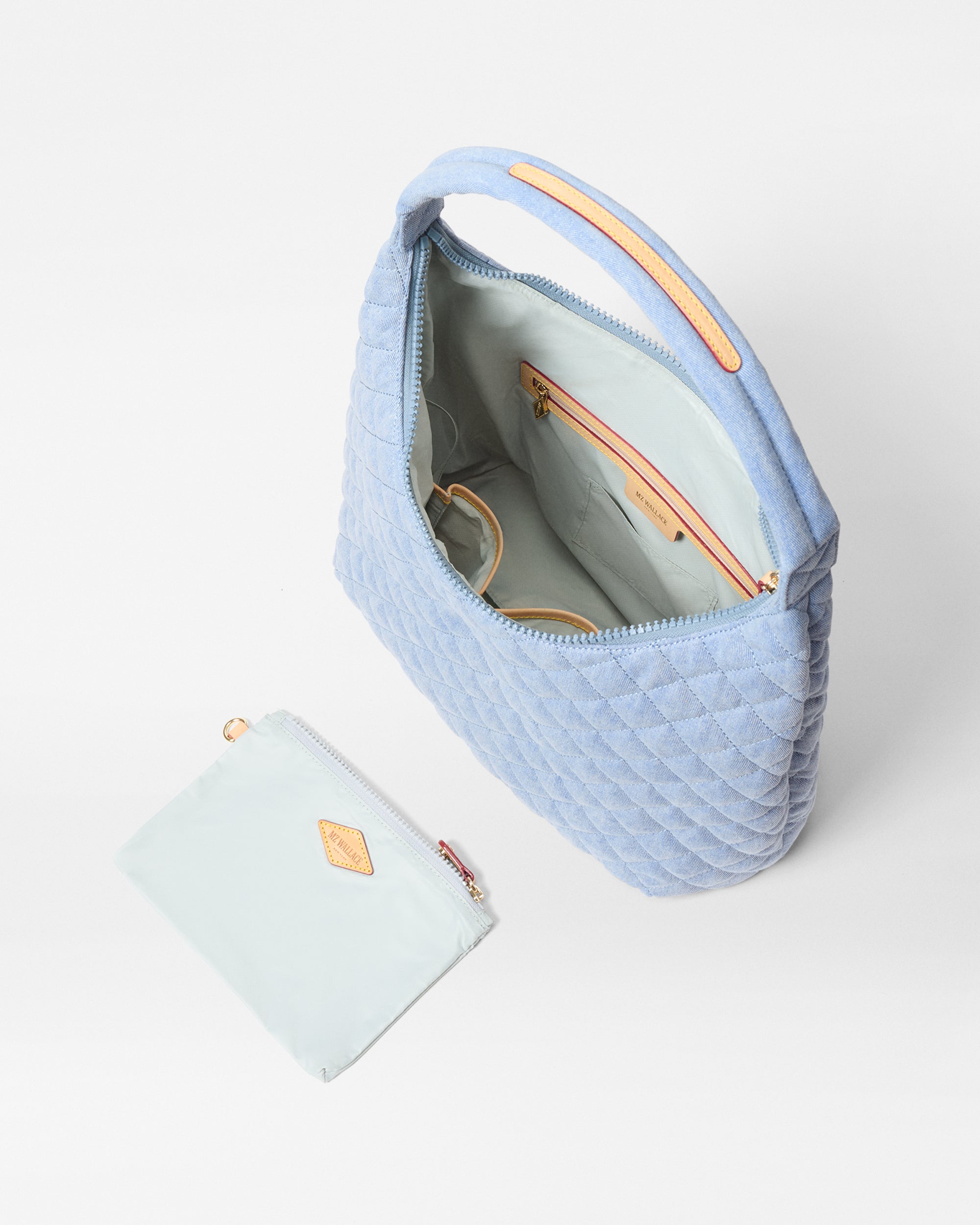 True Light Denim Large Metro Shoulder