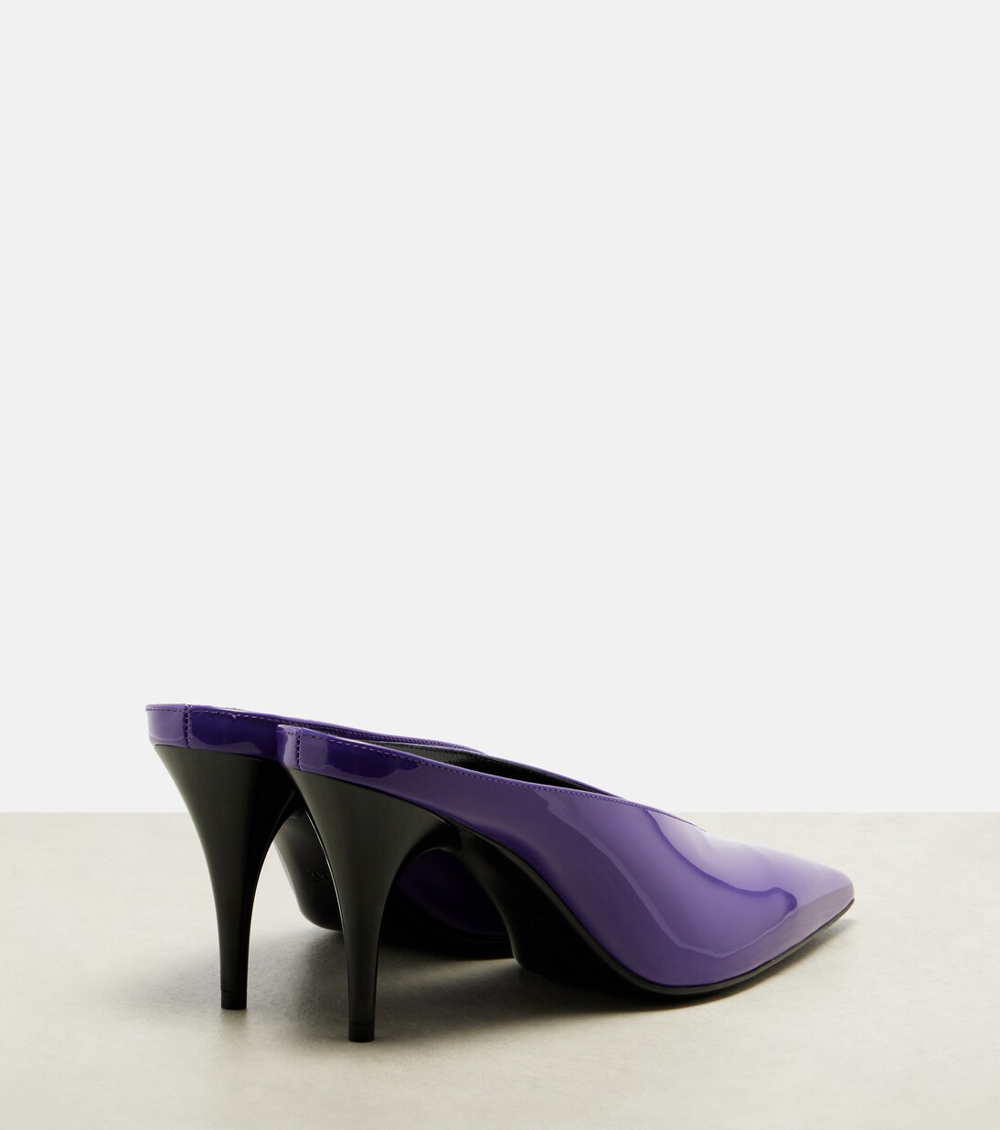 Gucci 97 patent leather mules in purple - Gucci | Mytheresa