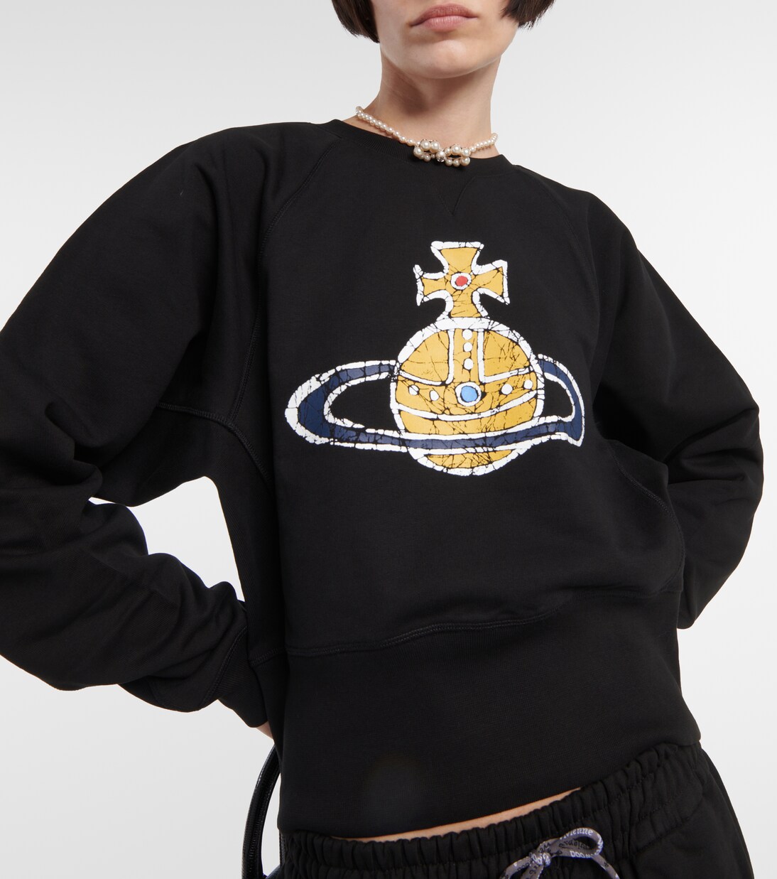Cotton sweatshirt in black - Vivienne Westwood | Mytheresa