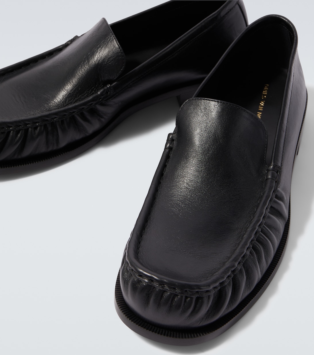 Leather loafers in black - Dries Van Noten | Mytheresa