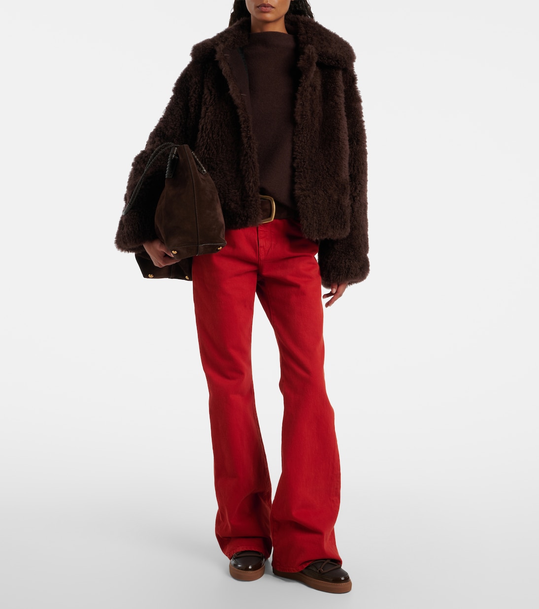 Gloss leather snow boots in brown - Inuikii | Mytheresa