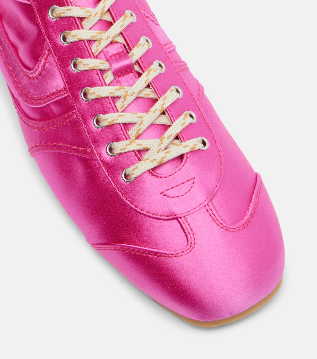 Satin sneakers in pink - Dries Van Noten | Mytheresa