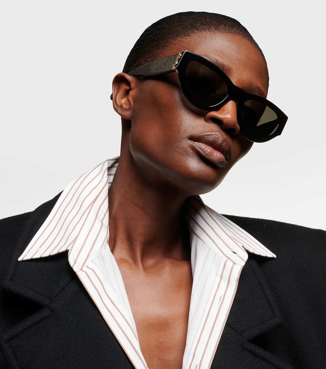 SL M94 cat-eye sunglasses in black - Saint Laurent | Mytheresa