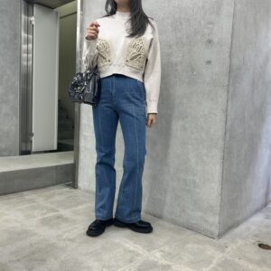 Mame Kurogouchi】コード刺繍スウェット！ | OBLIGE womens blog