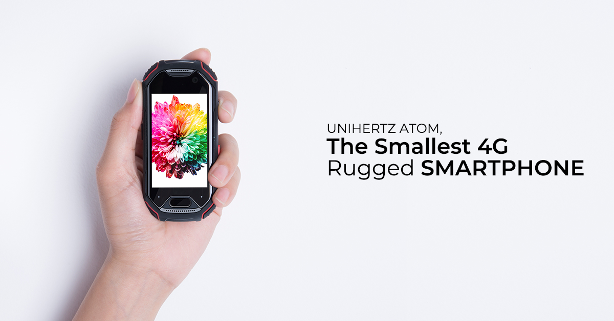 Unihertz Atom will be the world's smallest rugged 4G smartphone