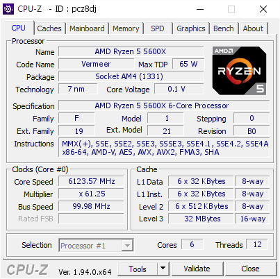 AMD's Ryzen 5 5600X is allegedly spotted running at 6GHz via CPU-Z