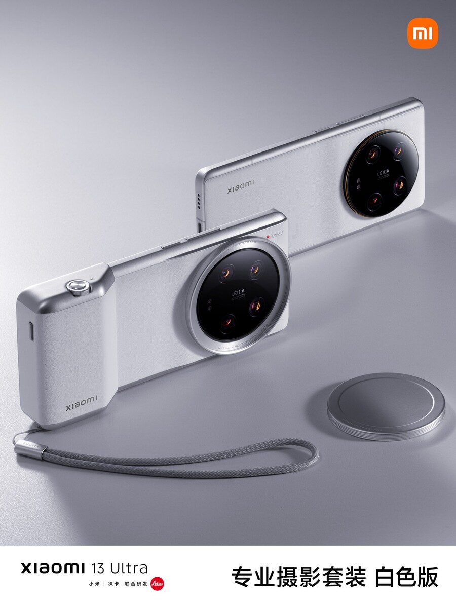 Xiaomi 13 Ultra: White professional photography kit arrives with