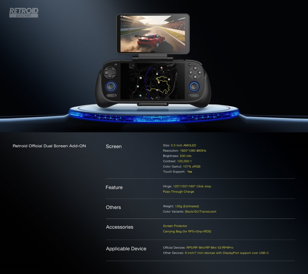 Retroid's Dual Screen Add-On costs $69 and works with third-party