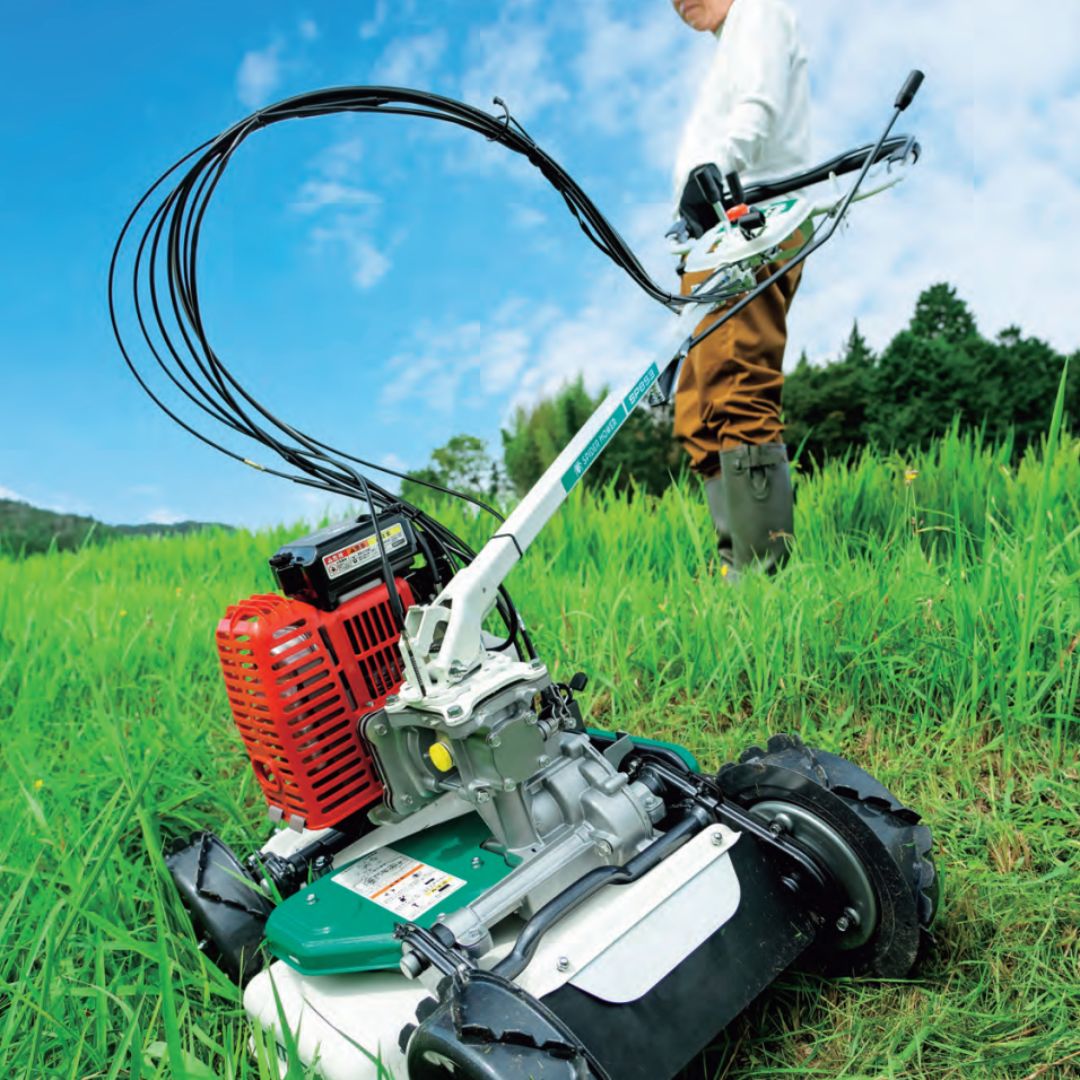 新発売SP853】オーレック草刈機スパイダーモアがパワーアップ！絶賛