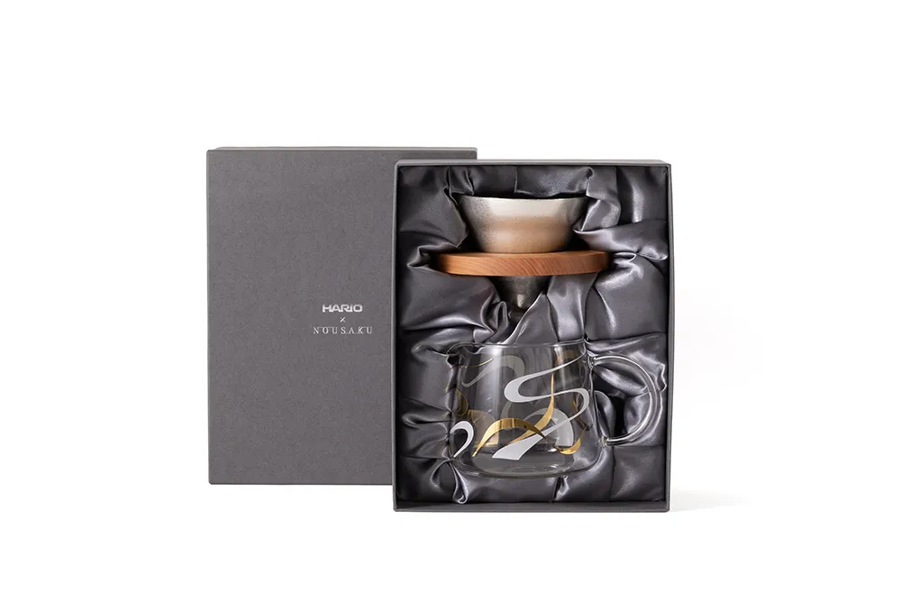 NOUSAKU x HARIO V60純錫咖啡濾杯壺組禮盒- 能作台灣｜NOUSAKU Taiwan