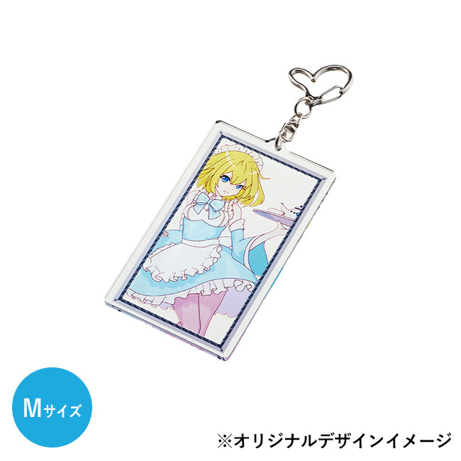 プリント専用商品】アクリルキーホルダー65×67mm クリア（SNS