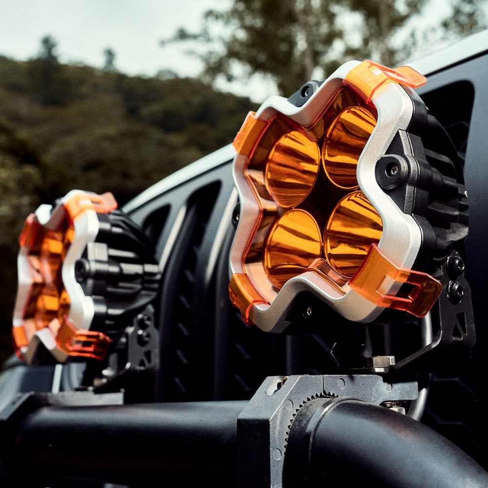 NOVSIGHT HALO Series 6'' LED Pods with DRL 60W Spot beam and Mix