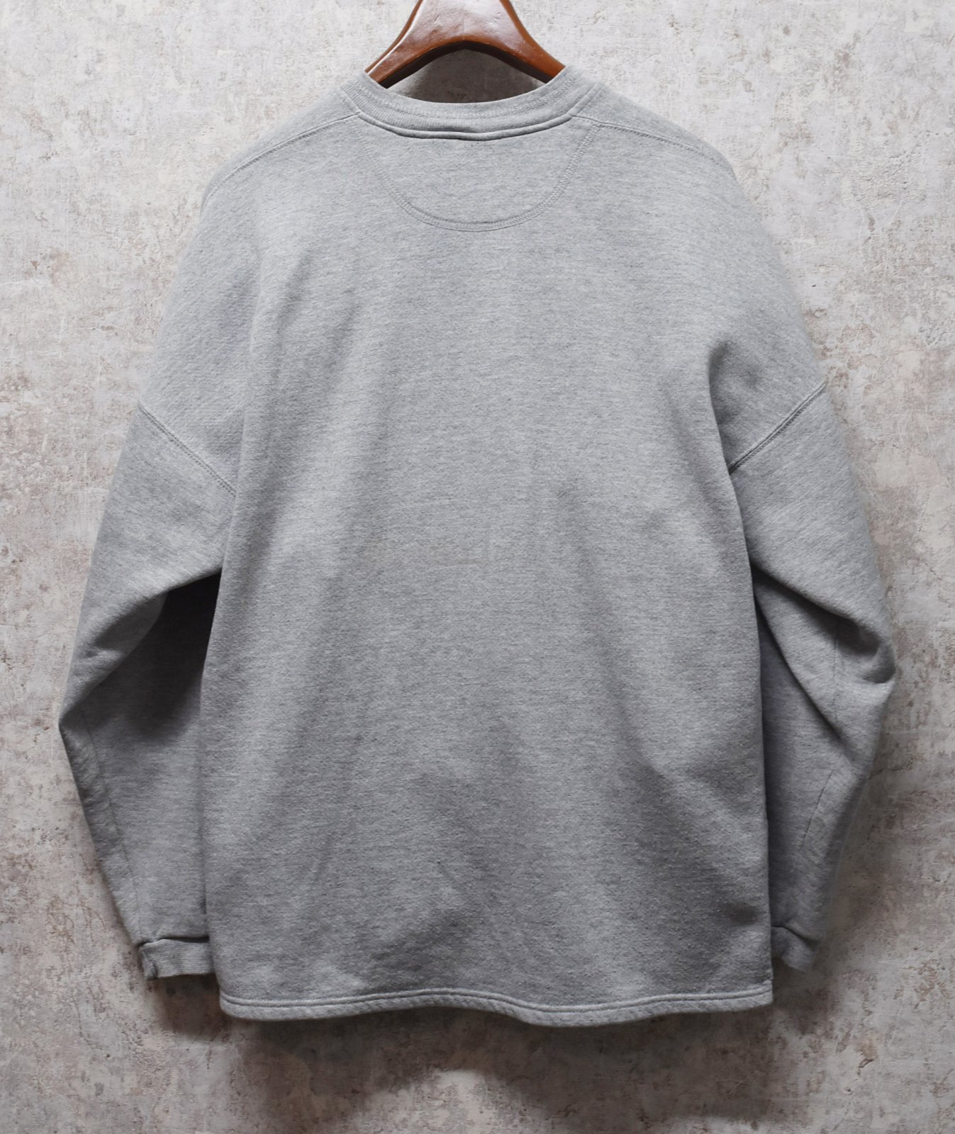 90's【ビンテージ】USA製【ラッセル】【グレー】【ヘンリーネック