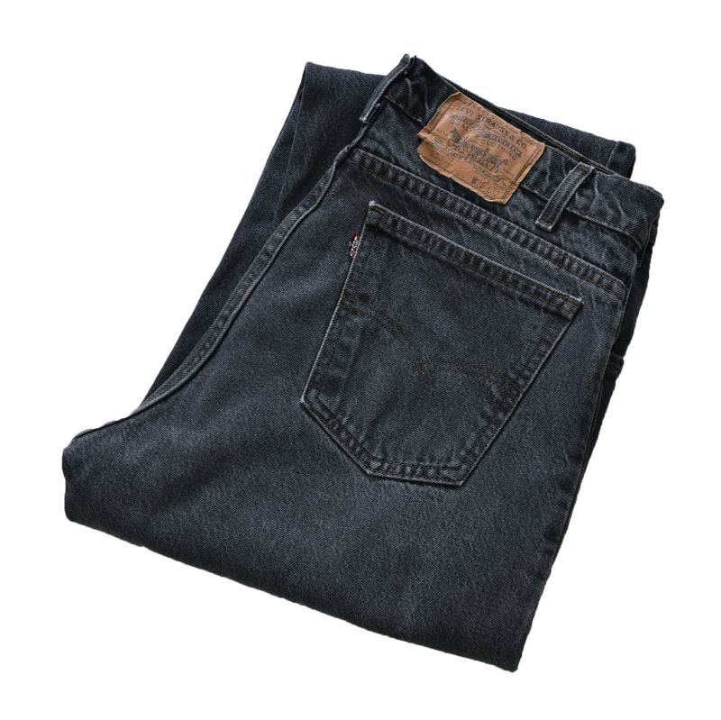 ビンテージ】【USA製】【LEVI'S】【リーバイス550】黒 ブラック