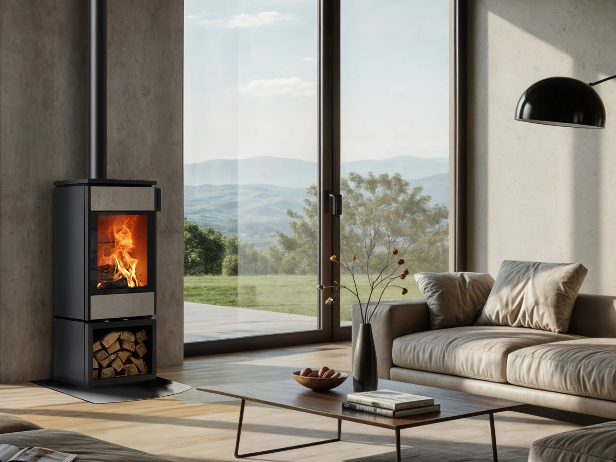 8 kW FLAT 700 - 770 - Wood stoves - Nobis Fire