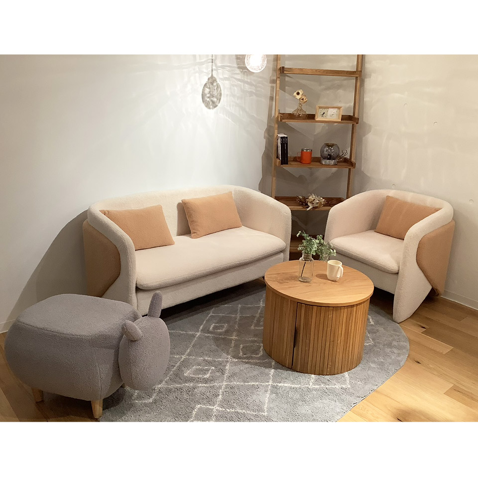 ソファ90-344-2 2人掛け【送料・開梱設置無料】ホワイト | NOCE