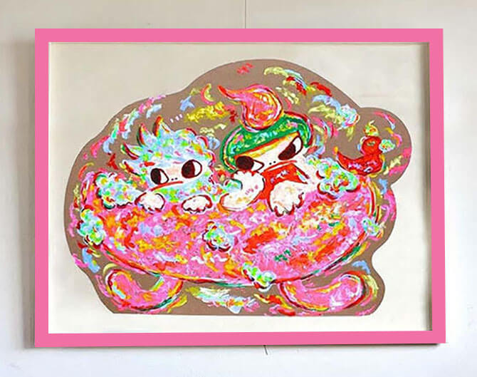 ロッカクアヤコの原画級の作品 / アート＆ポスターを販売 ー NOISEKING