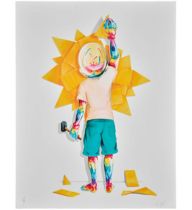 第3弾】ダラス美術館製作奈良美智のオフセットリトグラフポスター ー