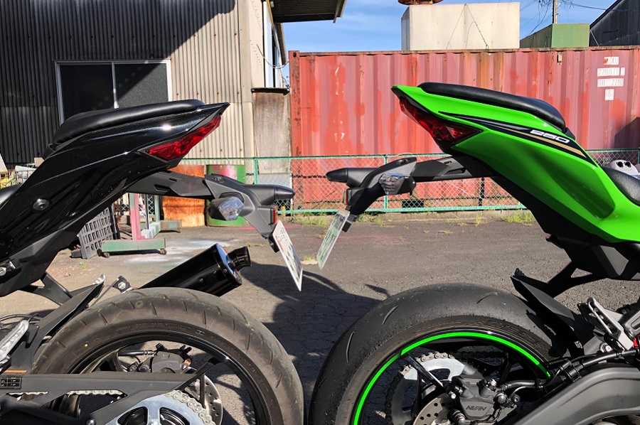 ﾘﾝｸﾌﾟﾚｰﾄ_Ninja zx-25r ﾉｼﾞﾏ