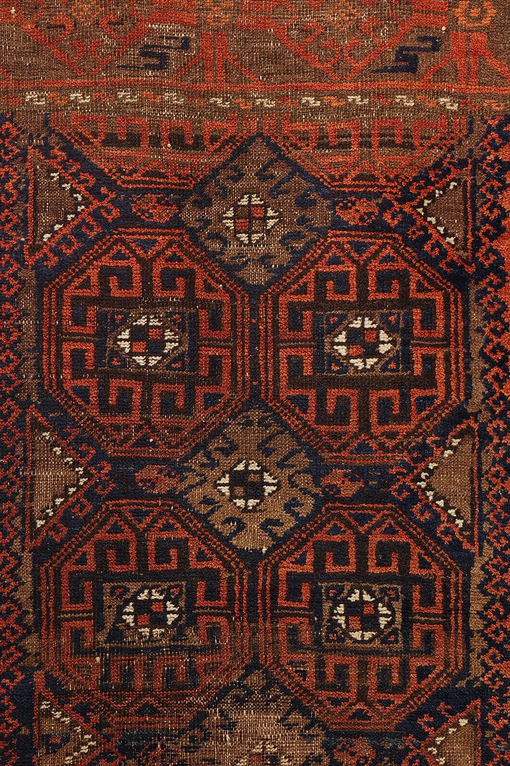 Antique Sistan Serkhat Baluch rug from Afghanistan. 267×105 cms