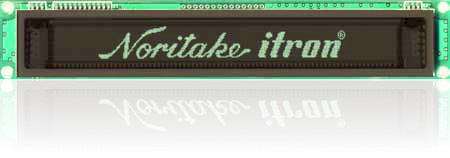 Noritake GU-3000 Series Graphic VFD (Vacuum Fluorescent Display
