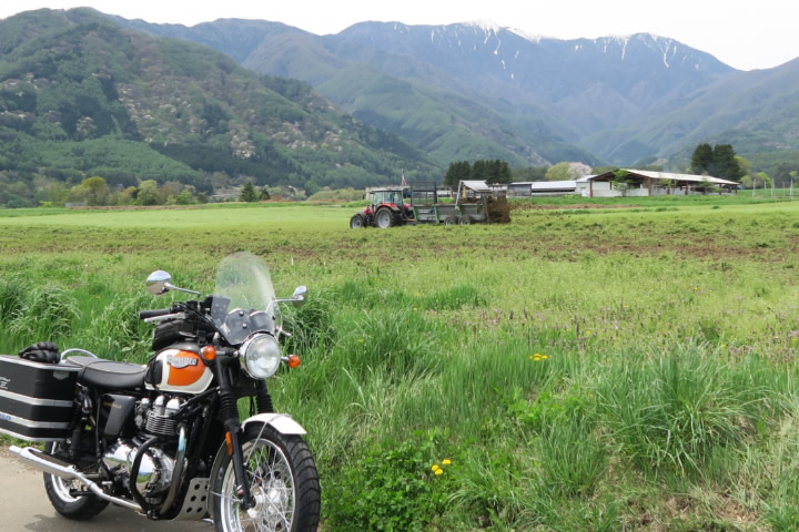 トライアンフ空冷ボンネビルT100で木曽路へ ｜ ノースウイングJC