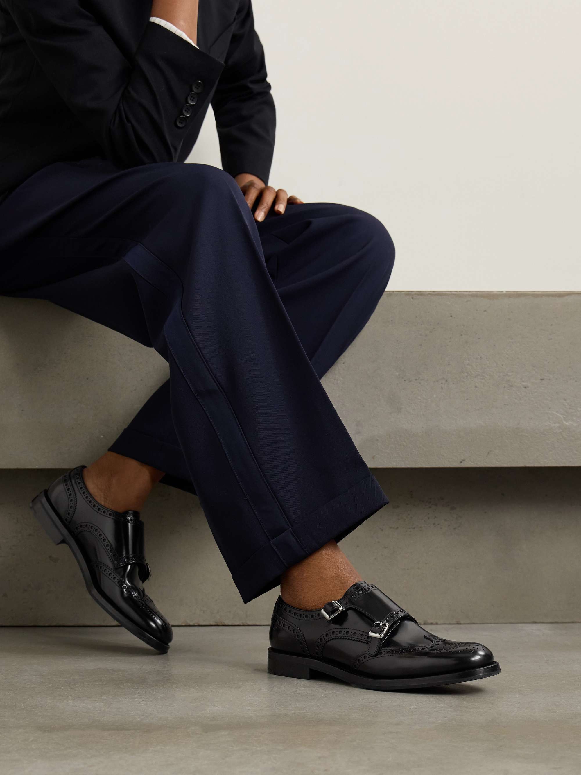 CHURCH'S Lana R leather brogues | NET-A-PORTER