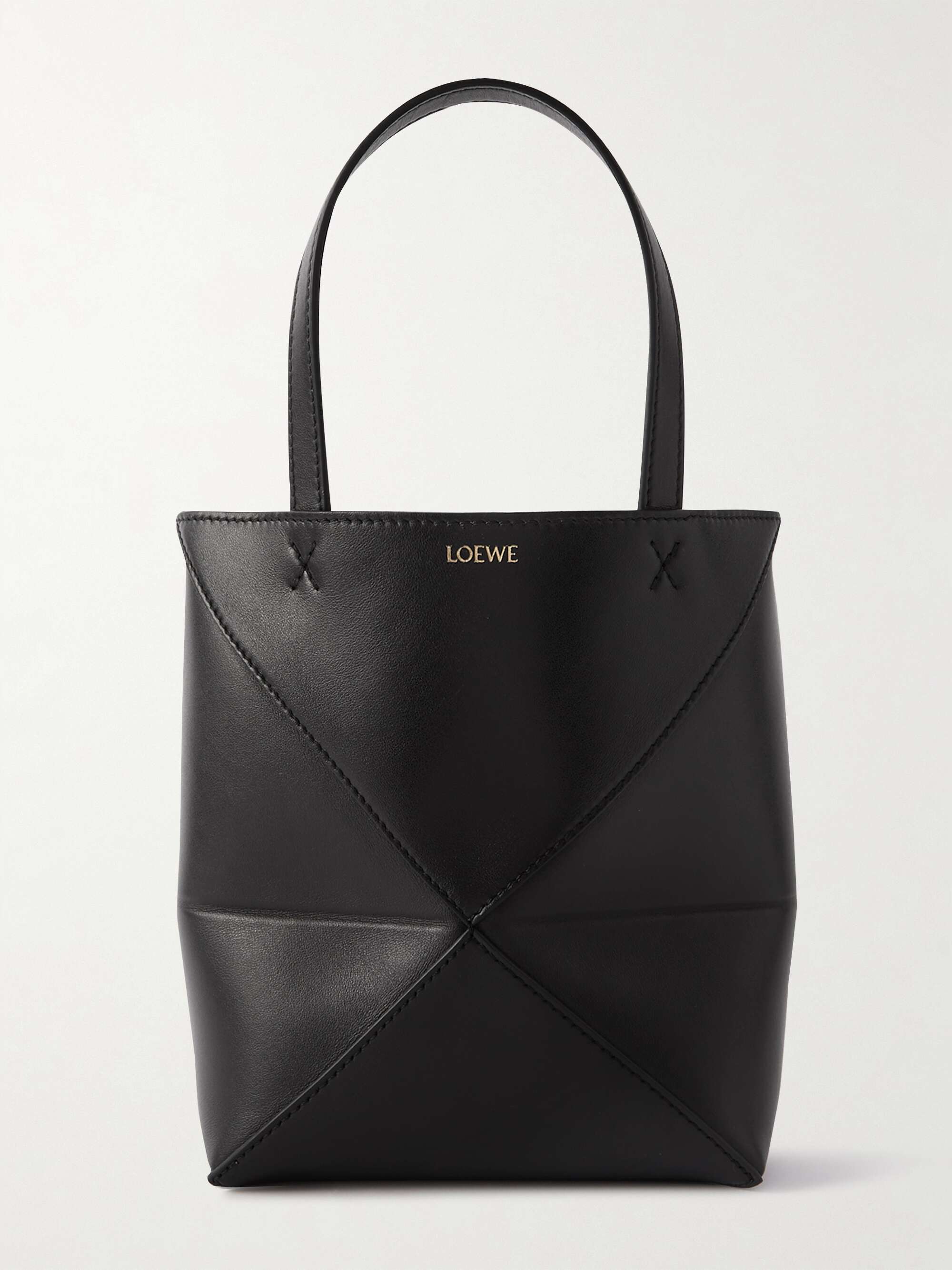LOEWE Puzzle Fold convertible mini leather tote | NET-A-PORTER