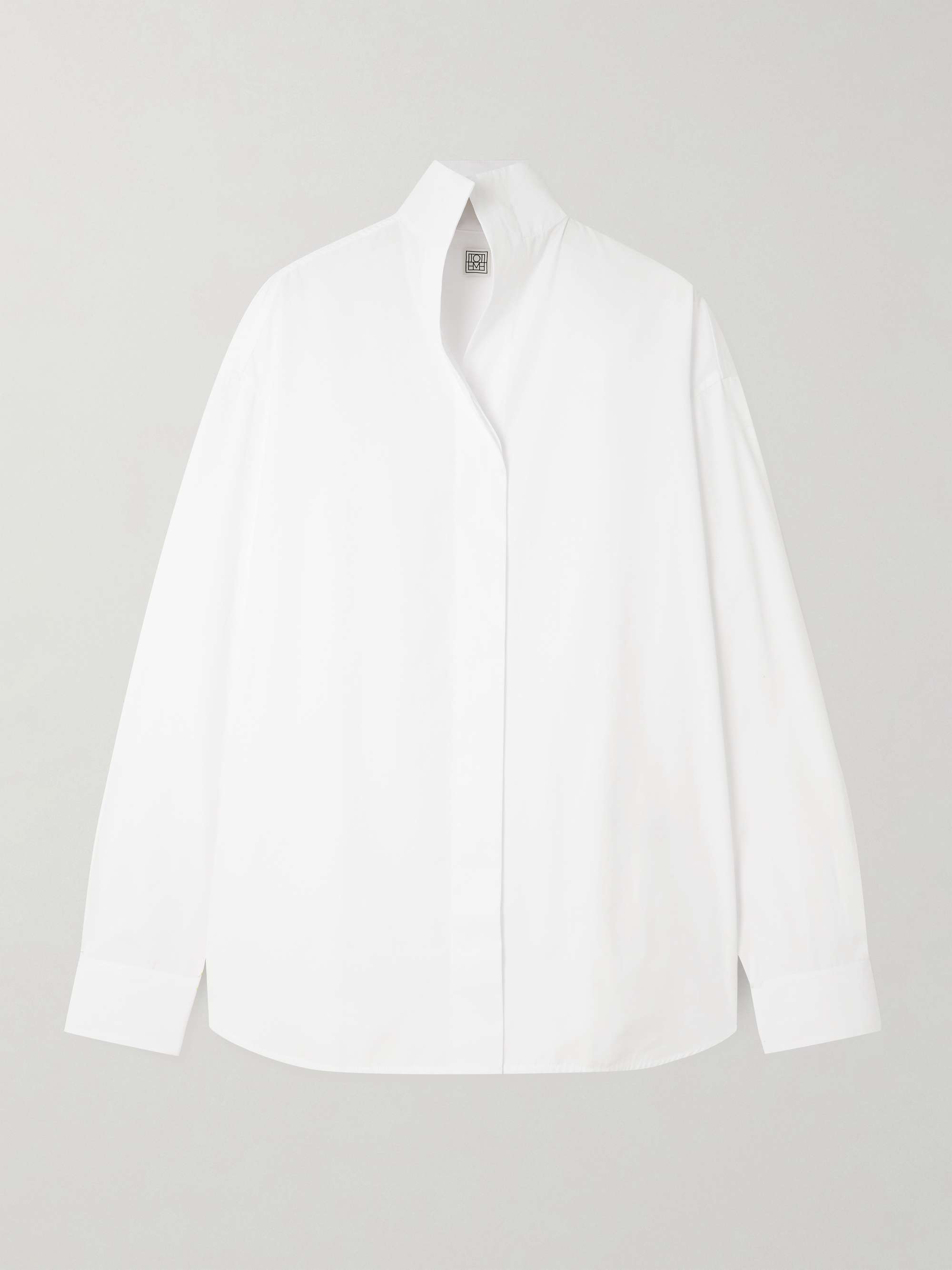 TOTEME Sharp oversized cotton-poplin shirt | NET-A-PORTER
